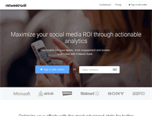 Tablet Screenshot of api.retweetrank.com
